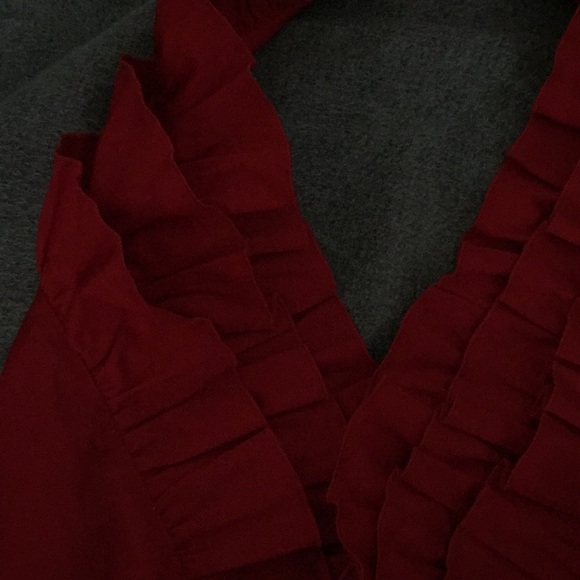 NWT Escada Red Ruffle Halter - Picture 5 of 7